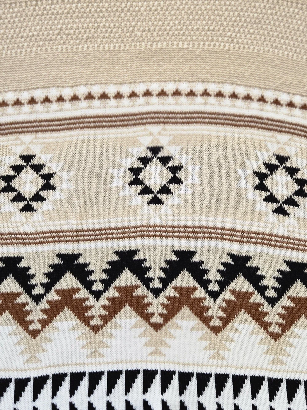 rue21 Oversized Southwestern Aztec Knit Open-Front Cardigan M